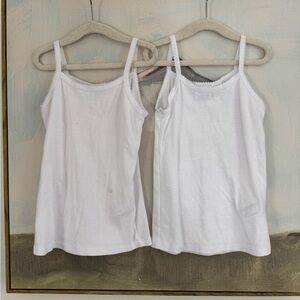 ZARA 2 Pack Play Condition White Tank Top Undershirts Size 4/5